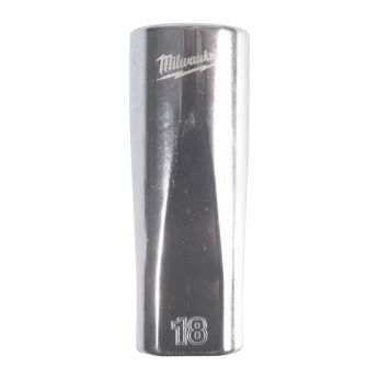 MILWAUKEE ⅜″ prodloužený nástrčný klíč metrický standardní 12-bodový - 18 mm 4932498822