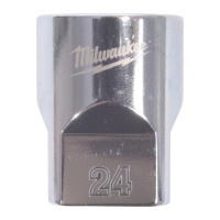 MILWAUKEE ½″ nástrčný klíč metrický standardní 12-hranový 24 mm 4932498834