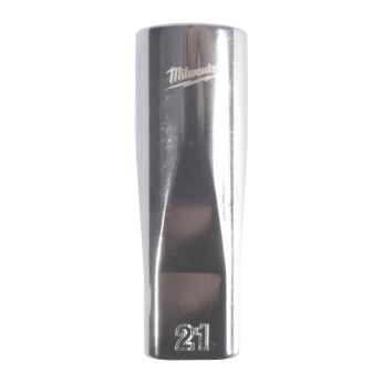 MILWAUKEE 1/2" prodloužená nástrčná hlavice 12-hranná, metrická, 21 mm 4932498842