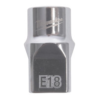 MILWAUKEE ½″ nástrčný klíč E18 E-TX 4932498855