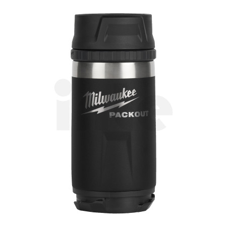 MILWAUKEE PACKOUT Láhev s víčkem 355 ml černá 4932498978