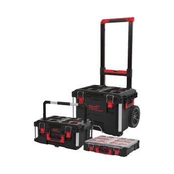 MILWAUKEE PACKOUT Sada vozíku, boxu a organizéru 4932499041