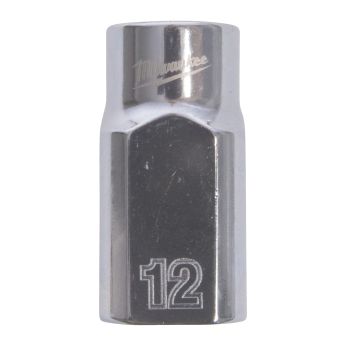 MILWAUKEE ½″ nástrčný klíč metrický standardní 12-hranový 12 mm 4932499115