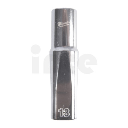 MILWAUKEE 1/2" prodloužená nástrčná hlavice 12-hranná, metrická, 13 mm 4932499118