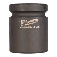 MILWAUKEE Železniční průmyslová hlavice 1" 21 x 28 mm -1 ks 4932499124