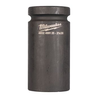 MILWAUKEE Železniční průmyslová prodloužená hlavice 1" 21x28mm -1 ks 4932499125
