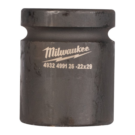 MILWAUKEE Železniční průmyslová hlavice 1" 22 x 29 mm -1 ks 4932499126