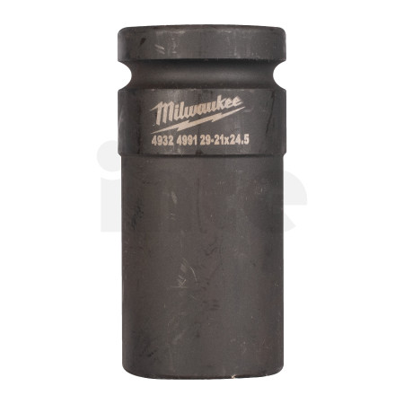 MILWAUKEE Železniční průmyslová prodloužená hlavice 1" 21 x 24,5 mm -1 ks 4932499129