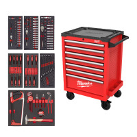 MILWAUKEE TOOLGUARD ocelový vozík se zásuvkami 27˝/ 69 cm - 131 ks 4932499182