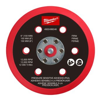 MILWAUKEE Měkká opěrná podložka PSA pro excentrickou brusku M12 FUEL™ 150 mm 4932499246