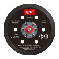 MILWAUKEE Podložka pro M12 FUEL 150 mm excentrickou brusku - tvrdá, PSA 4932499247