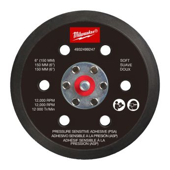 MILWAUKEE Tvrdá opěrná podložka PSA pro excentrickou brusku M12 FUEL™ 150 mm 4932499247