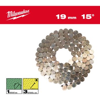 MILWAUKEE 15°RH 3,05x19mm/RS/G-2880k ks 4932499310