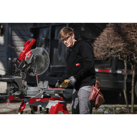 MILWAUKEE GRIDIRON™ Celopropínací mikina s kapucí šedá 4932499394