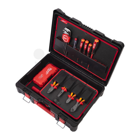 MILWAUKEE Packout Sada nářadí pro elektrikáře, 62ks 4932499466