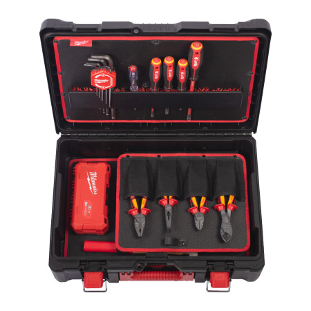 MILWAUKEE Packout Sada nářadí pro elektrikáře, 62ks 4932499466