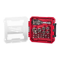 MILWAUKEE Sada kompaktních ráčen 1/4˝ v kufříku kompatibilním s PACKOUT 25 ks 4932499470