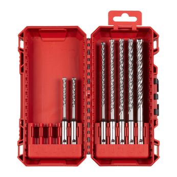 MILWAUKEE Sada vrtáků SDS-Plus MX4, čtyřbřité do betonu (7 ks) 4932500061