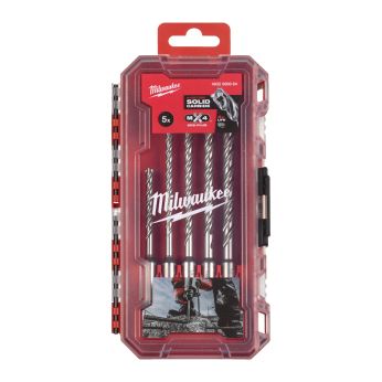 MILWAUKEE Sada vrtáků SDS-plus MX4 (5,5-8mm), 5ks 4932500064
