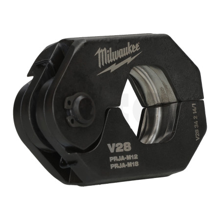 MILWAUKEE PRJ12/18-V28 Otočné kruhové čelisti, V-profil, 28mm 4932500091
