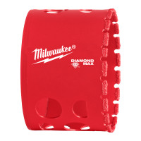 MILWAUKEE Kruhová pilka/děrovka 64 mm DIAMOND Max Wet Holesaw 64MM 5/8" x 18, suché i mokré vrtání, 4932500119