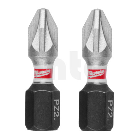 MILWAUKEE Šroubovací bity PZ2 x 25 mm SHOCKWAVE Impact Duty 3 ks 4932500356