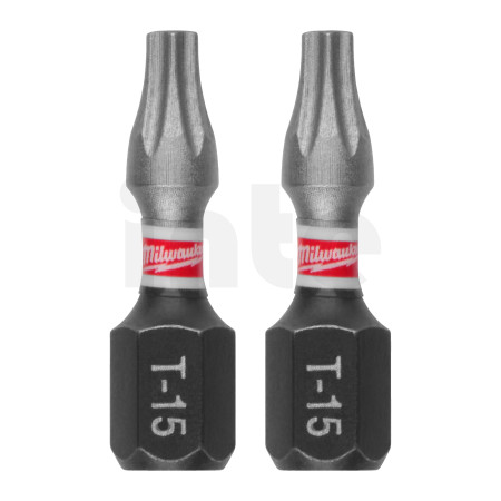 MILWAUKEE Šroubovací bit Shockwave Impact Duty TX15, 25mm, 3ks4932500362