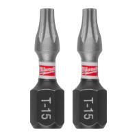 MILWAUKEE Šroubovací bit Shockwave Impact Duty TX15, 25mm, 3ks4932500362