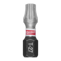MILWAUKEE Šroubovací bit Shockwave Impact Duty TX27, 25mm, 3ks 4932500365