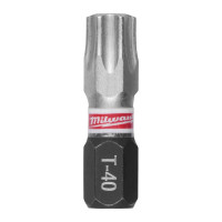 MILWAUKEE Šroubovací bity TX40 x 25 mm SHOCKWAVE Impact Duty (3 ks) 4932500367