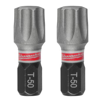 MILWAUKEE Šroubovací bity TX50 x 25 mm SHOCKWAVE Impact Duty (3 ks) 4932500368