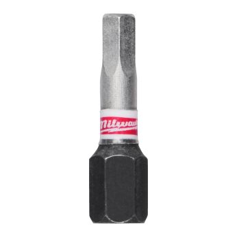 MILWAUKEE Šroubovací bity HEX4 x 25 mm SHOCKWAVE Impact Duty (3 ks) 4932500380