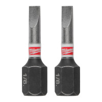 MILWAUKEE Šroubovací bity SL 0.8x5.5 x 25 mm SHOCKWAVE Impact Duty (3 ks) 4932500387