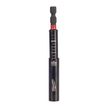 MILWAUKEE Magnetický držák šroubovacích bitů, délka 75 mm, s vodicí objímkou 4932500395