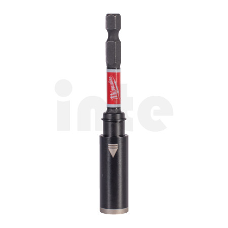MILWAUKEE Magnetický držák šroubovacích bitů, délka 75 mm, s funkcí zajištění šroubu 4932500396