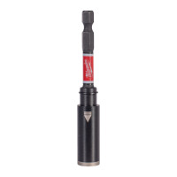 MILWAUKEE Magnetický držák šroubovacích bitů, délka 75 mm, s funkcí zajištění šroubu 4932500396