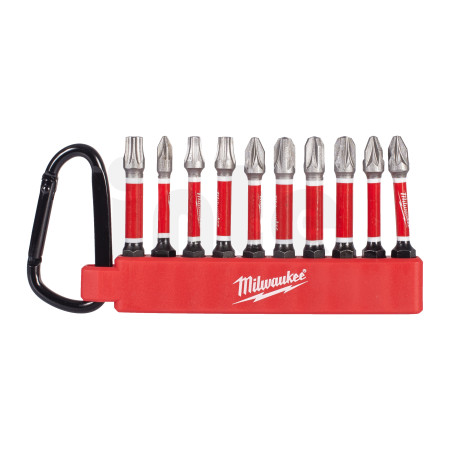 MILWAUKEE Sada bitů SHOCKWAVE IMPACT DUTY s karabinou (10 ks) 4932500397