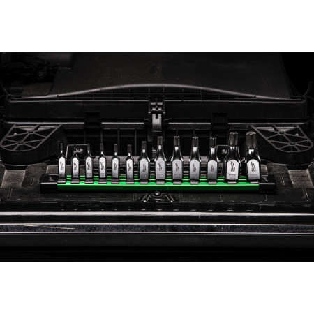 MILWAUKEE ¼″ a ⅜″  sada hlavic Torx s otvorem 13 ks 4932500432