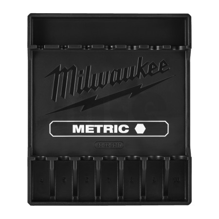 MILWAUKEE Sada prodloužených hlavic s bity HEX ⅜″ 7 ks 4932500435