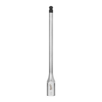 MILWAUKEE 3/8'' Drive Hex Long Ball End Bit Socket 4932500457