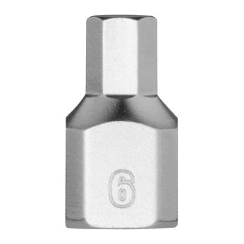 MILWAUKEE 1/4'' Drive Hex Stubby Bit Socket 4932500478