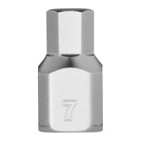 MILWAUKEE 1/4'' Drive Hex Stubby Bit Socket 4932500479