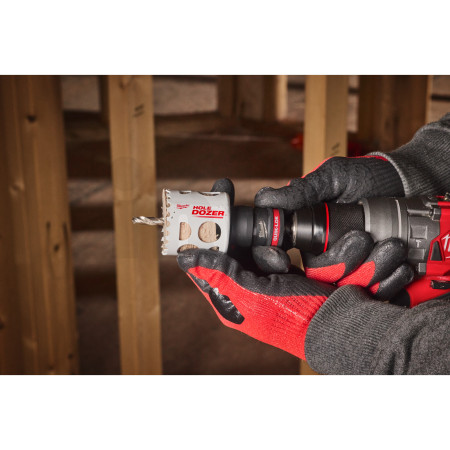 MILWAUKEE Upínací hřídel Quik-Lok pro děrovky, HSaw QL Arbor 3/8", HEX 9.5mm 4932500548