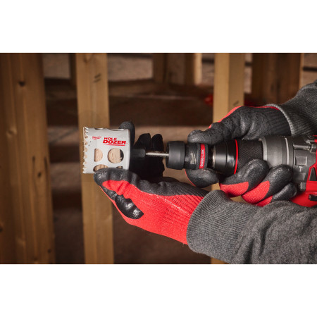 MILWAUKEE Upínací hřídel Quik-Lok pro děrovky, HSaw QL Arbor 3/8", HEX 9.5mm 4932500548