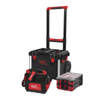 MILWAUKEE Packout Set 1 Sada nářadí na kolečkách + organizér + brašna 4932500653