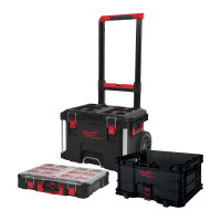 MILWAUKEE Packout Set 3 Kufr na vozík, Kufr na příslušenství, Kufr PACKOUT 4932500655
