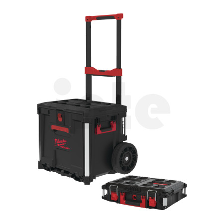MILWAUKEE Packout Set 4 Sada box na nářadí na kolečkách se zásuvkou + malý organizér 4932500656