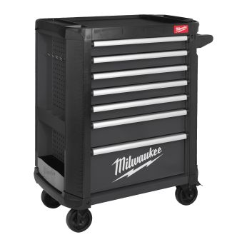 MILWAUKEE TOOLGUARD™ ocelová pojízdná úložná skříň se 7 zásuvkami, 30″ / 78 cm - šedá RAL 7021 4932500742