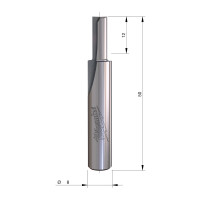 MILWAUKEE Rovná fréza, stopka 8 mm, 2C 5/50 mm – 1 ks 4932500878
