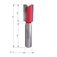MILWAUKEE Rovná fréza, stopka 8 mm, 2C 12/50 mm – 1 ks 4932500886